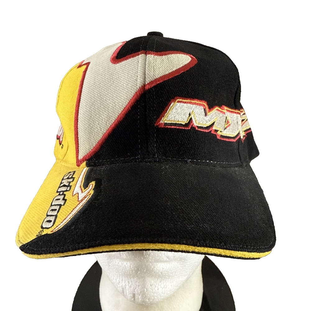 Vintage Ski-doo MXZ Hat Cap Adjustable Embroidered SnoGear Bombardier SHE1